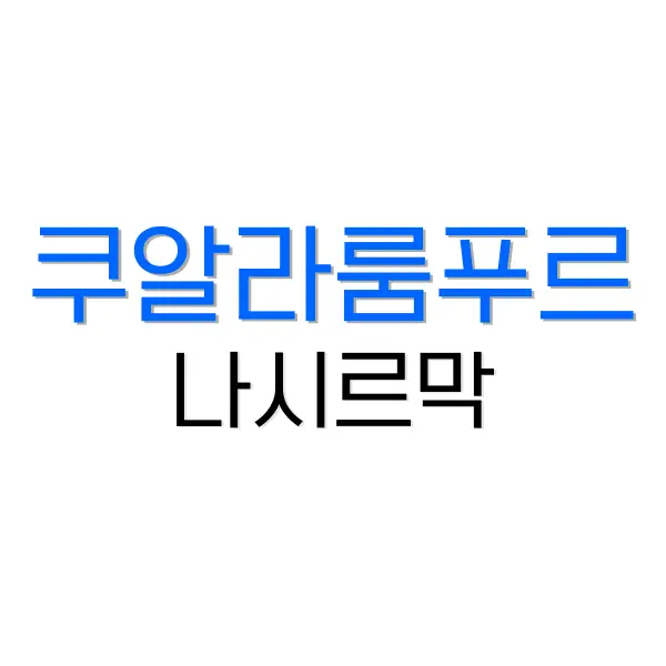 쿠알라룸푸르 나시르막 맛집, 꼭 가봐야 할 추천 리스트 3 쿠알라룸푸르 나시르막 맛집