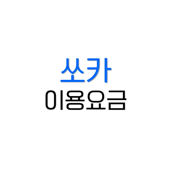 쏘카 가격: 하루 대여 가격은? 2025년 차종별 렌트 비용 3 송화가루 날리는 시기
